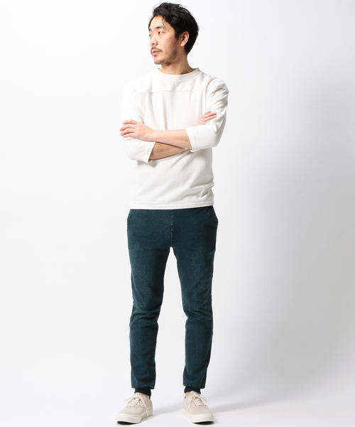 BEAMS PLUS（ビームスプラス）の「BEAMS PLUS / フットボール Tee（Tシャツ/カットソー・メンズ・ライトグレー/ネイビー/ホワイト・MEDIUM/SMALL/LARGE/X-LARGE）」の21枚目の写真