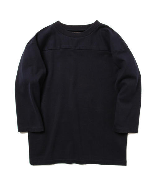 BEAMS PLUS（ビームスプラス）の「BEAMS PLUS / フットボール Tee（Tシャツ/カットソー・メンズ・ライトグレー/ネイビー/ホワイト・MEDIUM/SMALL/LARGE/X-LARGE）」の22枚目の写真