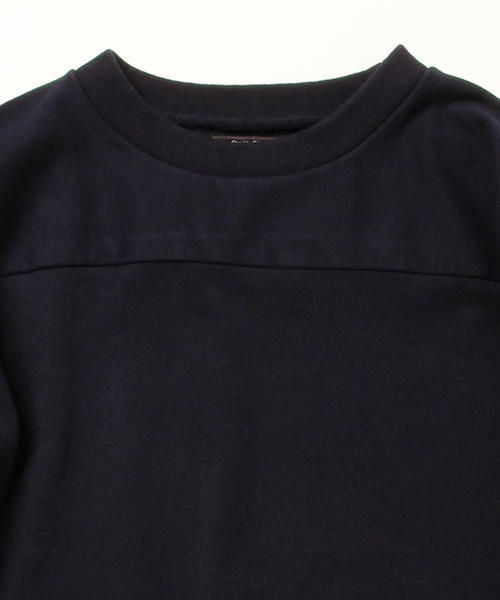 BEAMS PLUS（ビームスプラス）の「BEAMS PLUS / フットボール Tee（Tシャツ/カットソー・メンズ・ライトグレー/ネイビー/ホワイト・MEDIUM/SMALL/LARGE/X-LARGE）」の13枚目の写真