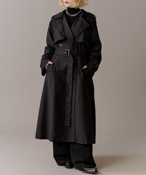 mi-企画】ロングトレンチコート（トレンチコート）｜Lui's（ルイス）の
