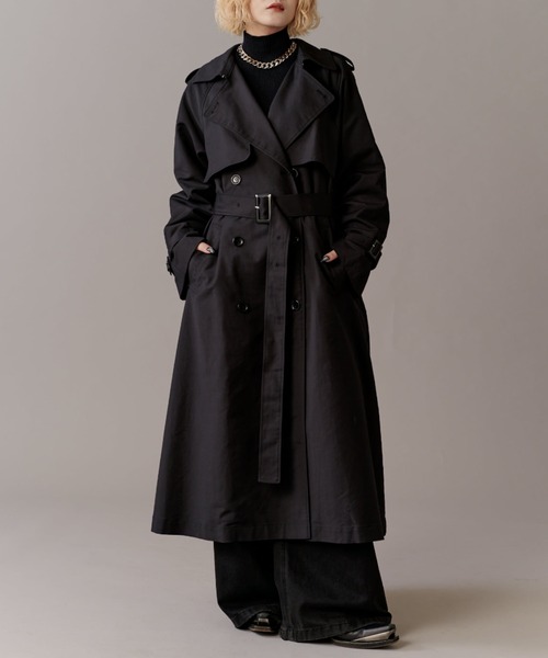 mi-企画】ロングトレンチコート（トレンチコート）｜Lui's（ルイス）の