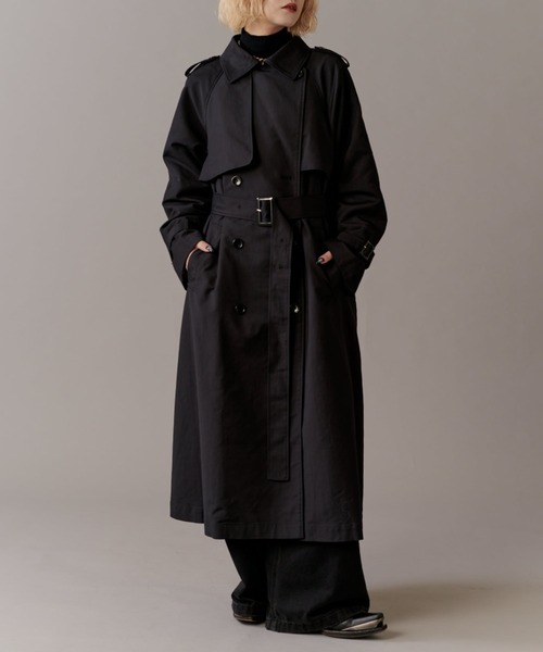 mi-企画】ロングトレンチコート（トレンチコート）｜Lui's（ルイス）の