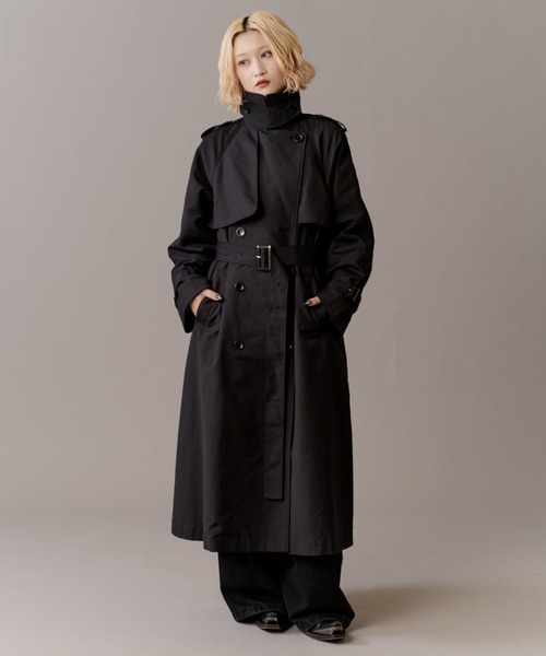 mi-企画】ロングトレンチコート（トレンチコート）｜Lui's（ルイス）の
