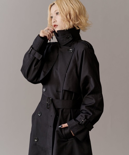 mi-企画】ロングトレンチコート（トレンチコート）｜Lui's（ルイス）の