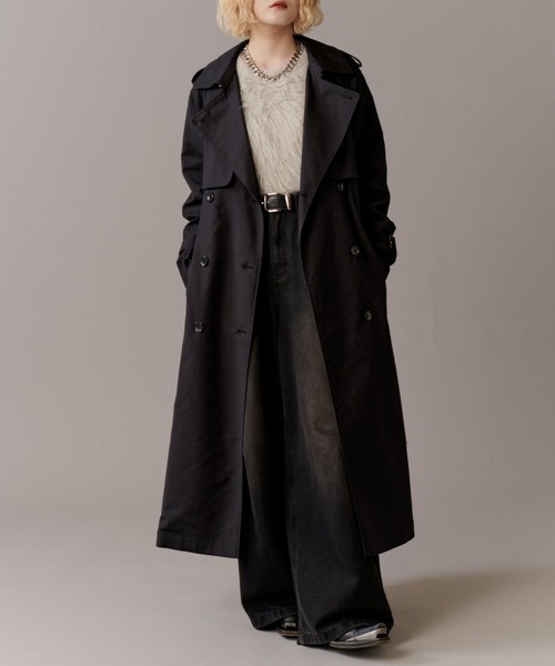 mi-企画】ロングトレンチコート（トレンチコート）｜Lui's（ルイス）の