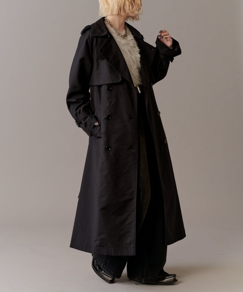 mi-企画】ロングトレンチコート（トレンチコート）｜Lui's（ルイス）の