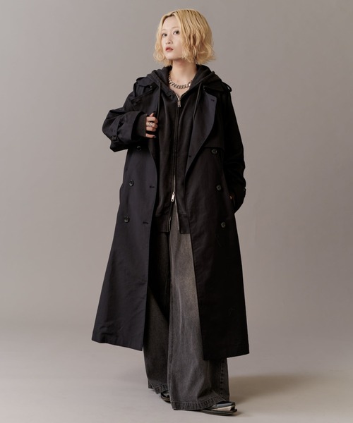 mi-企画】ロングトレンチコート（トレンチコート）｜Lui's（ルイス）の