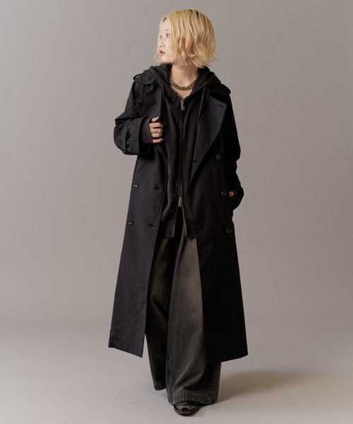 mi-企画】ロングトレンチコート（トレンチコート）｜Lui's（ルイス）の