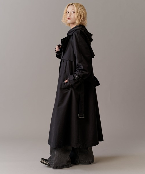 【美品】　Lui's ロングトレンチ　コート　スプリングコート　値下げ可能 mi-企画】ロングトレンチコート（トレンチコート）｜Lui's（ルイス）の