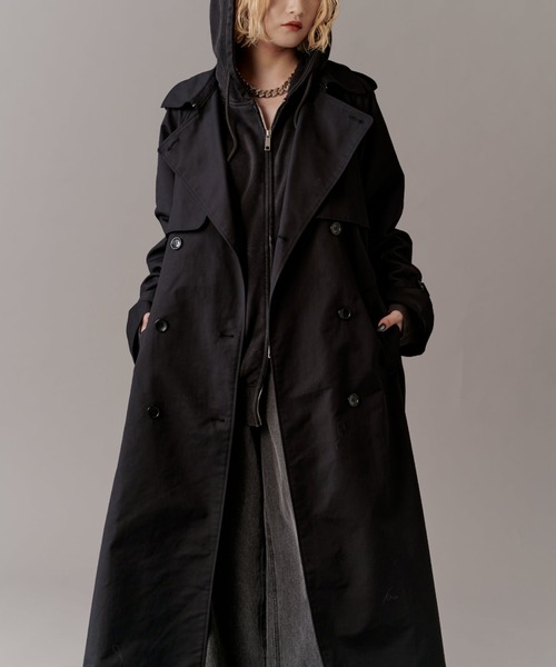 mi-企画】ロングトレンチコート（トレンチコート）｜Lui's（ルイス）の