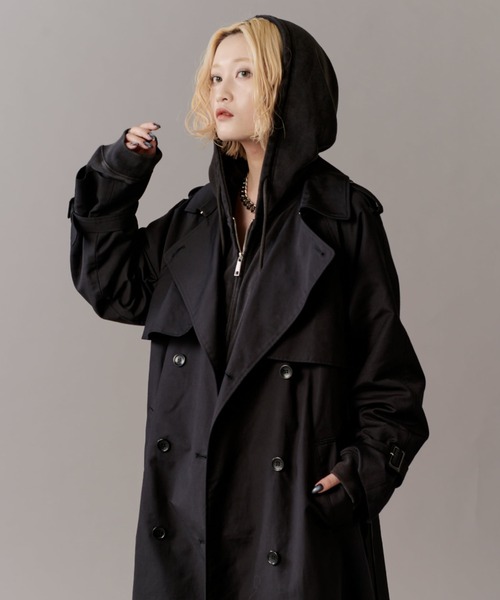 mi-企画】ロングトレンチコート（トレンチコート）｜Lui's（ルイス）の