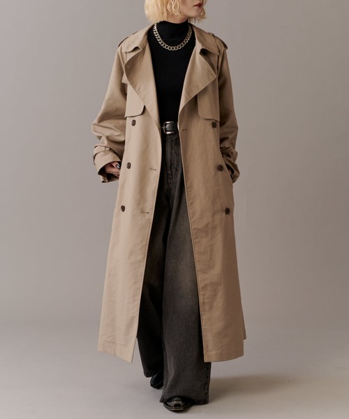 Lui's ロングトレンチコート mi-企画】ロングトレンチコート（トレンチコート）｜Lui's（ルイス）の