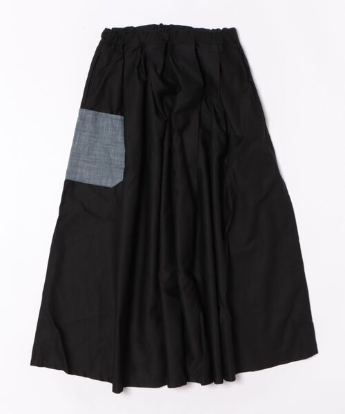 OLD BETTY'S（オールドベティーズ）の「【日本製】オールドベティーズ 【OLD BETTY’S】Volume Easy Long Skirt（スカート・レディース・ブラック/オリーブ・FREE）」の15枚目の写真