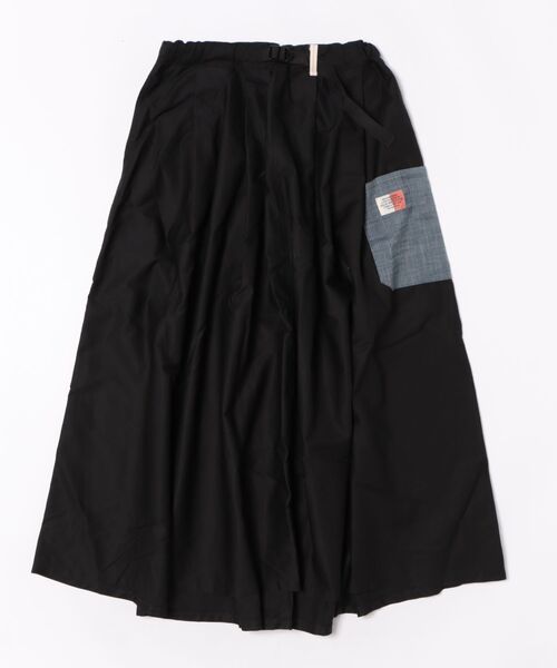 OLD BETTY'S（オールドベティーズ）の「【日本製】オールドベティーズ 【OLD BETTY’S】Volume Easy Long Skirt（スカート・レディース・ブラック/オリーブ・FREE）」の11枚目の写真