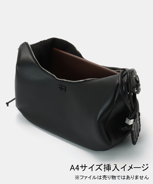 GANNI(ガニー)の「GANNI / ガニー Hobo Medium Laces(ショルダーバッグ・レディース・ブラック・FREE)」の7枚目の写真