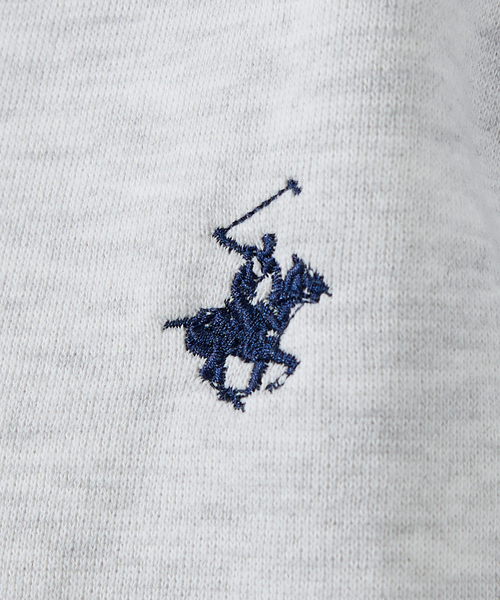 BEVERLY HILLS POLO CLUB（ビバリーヒルズポロクラブ）の「【BEVERLY HILLS POLO CLUB / ビバリーヒルズポロクラブ】ワンポイント クルー裏毛スウェット（スウェット・メンズ・ブルー/ブラック/アイボリー/グリーン・L/XL/M）」の6枚目の写真