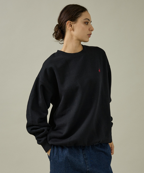 BEVERLY HILLS POLO CLUB（ビバリーヒルズポロクラブ）の「【BEVERLY HILLS POLO CLUB / ビバリーヒルズポロクラブ】ワンポイント クルー裏毛スウェット（スウェット・メンズ・ブルー/ブラック/アイボリー/グリーン・L/XL/M）」の9枚目の写真