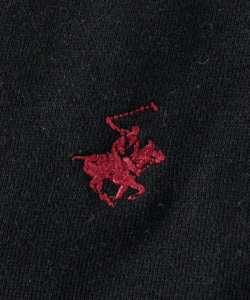 BEVERLY HILLS POLO CLUB（ビバリーヒルズポロクラブ）の「【BEVERLY HILLS POLO CLUB / ビバリーヒルズポロクラブ】ワンポイント クルー裏毛スウェット（スウェット・メンズ・ブルー/ブラック/アイボリー/グリーン・L/XL/M）」の18枚目の写真