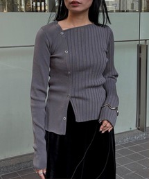 &g'aime（アンジェム）の「【&g'aime】MIXリブニット　Mixed Rib Knit（ニット/セーター）」