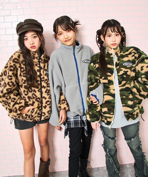 ANAPR＋S 撥水加工 リバーシブル ボア ブルゾン 【ユニセックス