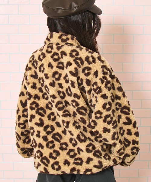 ANAP GｉRL（アナップガール）の「ANAPR＋S 撥水加工 リバーシブル ボア ブルゾン 【ユニセックス】【キッズお揃い】（ブルゾン・キッズ・ブラック/ネイビー/ベージュ・S/XS/M）」の18枚目の写真