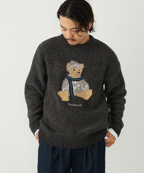 SHIPS Colors:〈洗濯機可能〉TeddyBear(R) ジャカード モール ニット