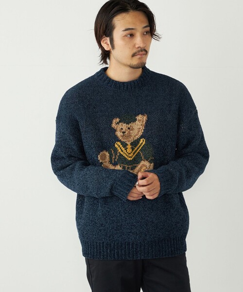 SHIPS Colors:〈洗濯機可能〉TeddyBear(R) ジャカード モール ニット
