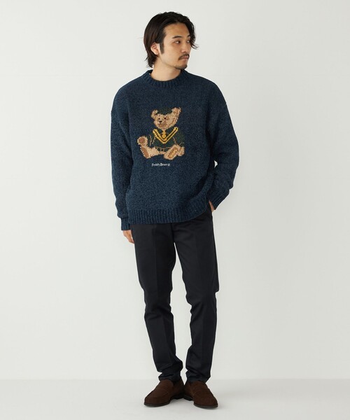 SHIPS Colors:〈洗濯機可能〉TeddyBear(R) ジャカード モール ニット