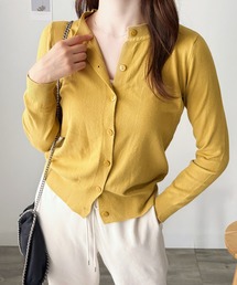 マスタード」に該当するカーディガン/ボレロファッション通販