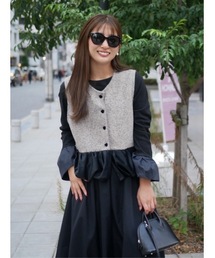 BeBeoD（べベッド）の「フレアデザインフリースプルオーバー（ニット/セーター）」