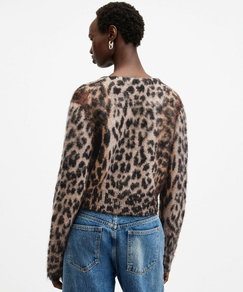 ALLSAINTS(オールセインツ)の「ALLSAINTS WICK LEX CARDIGAN(カーディガン/ボレロ・レディース・ブラウン系その他・X-SMALL/SMALL/MEDIUM)」の6枚目の写真