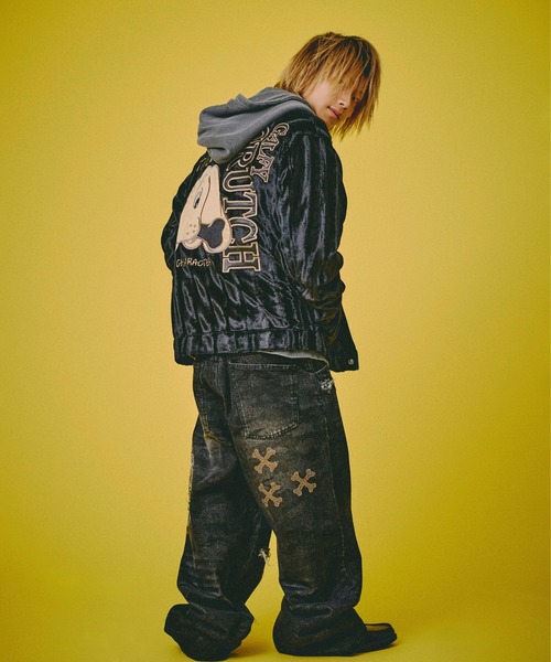 GALFY（ガルフィー）構成員SET UP/ベロアジャケット＆イージーパンツ