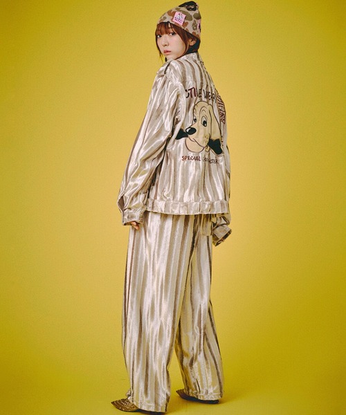 セール】GALFY（ガルフィー）構成員SET UP/ベロアジャケット＆イージー