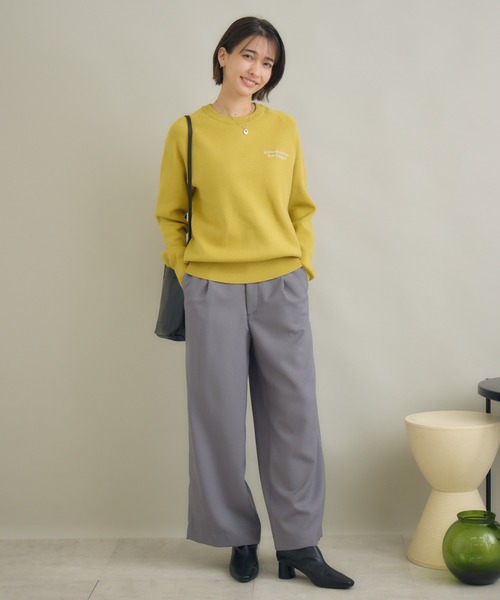 KATHARINE ROSS(キャサリンロス)の「【KATHARINE ROSS】タックセミワイドパンツ(その他パンツ・レディース・ブラック/グレー・FREE)」の14枚目の写真