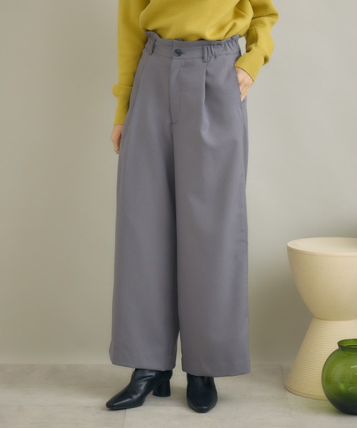 KATHARINE ROSS(キャサリンロス)の「【KATHARINE ROSS】タックセミワイドパンツ(その他パンツ・レディース・ブラック/グレー・FREE)」の16枚目の写真