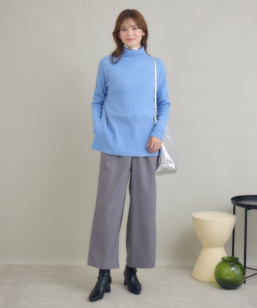 KATHARINE ROSS(キャサリンロス)の「【KATHARINE ROSS】タックセミワイドパンツ(その他パンツ・レディース・ブラック/グレー・FREE)」の12枚目の写真