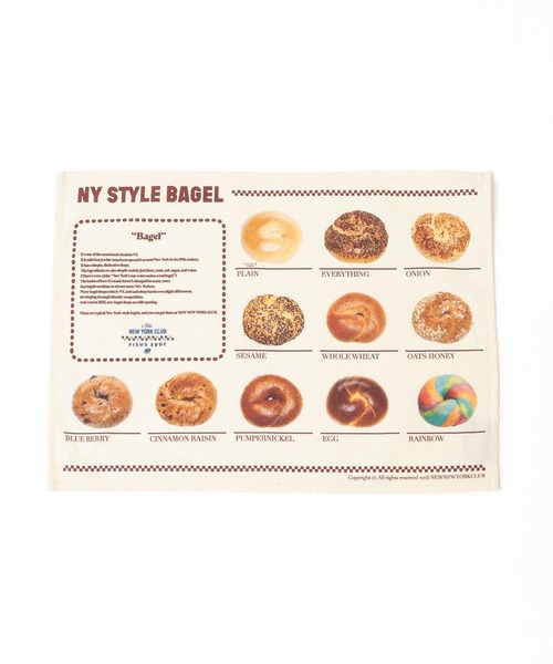 niko and...（ニコアンド）の「【NEW NEW YORK XMAS】コラボランチョンマット（ランチョンマット/テーブルウェア・レディース・オフホワイト/ブルー・FREE）」の4枚目の写真