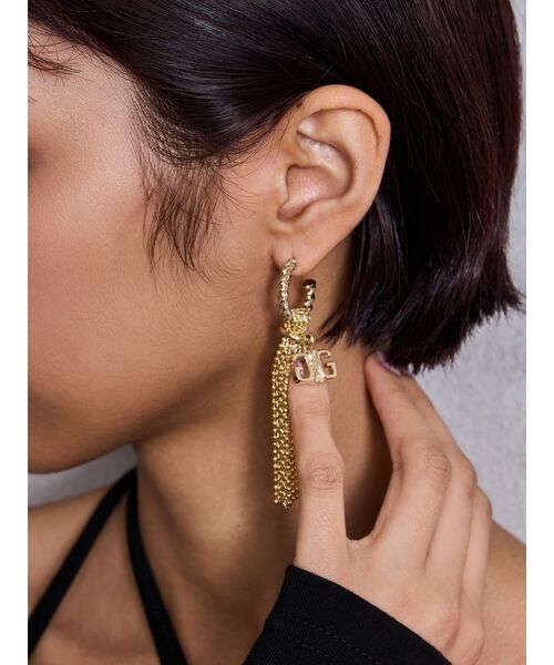 GYDA（ジェイダ）の「JEYSUS Symmetry GYADチェーンフリンジピアス（ピアス（両耳用）・レディース・シルバー/ゴールド・FREE）」の2枚目の写真