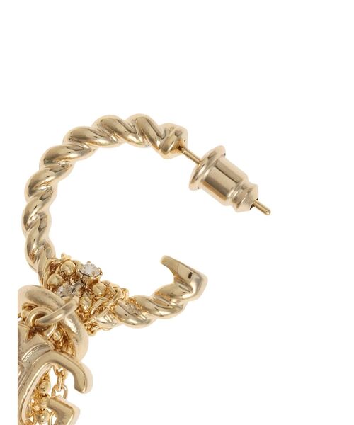 GYDA（ジェイダ）の「JEYSUS Symmetry GYADチェーンフリンジピアス（ピアス（両耳用）・レディース・シルバー/ゴールド・FREE）」の6枚目の写真