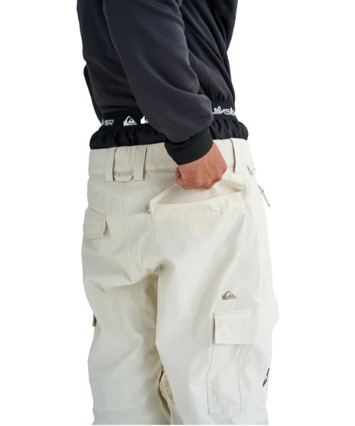 Quiksilver(クイックシルバー)の「PORTER GAITER PT/クイックシルバースキースノーボードウェア(パンツ)(その他パンツ・メンズ・ホワイト/グリーン・SMALL/MEDIUM)」の4枚目の写真