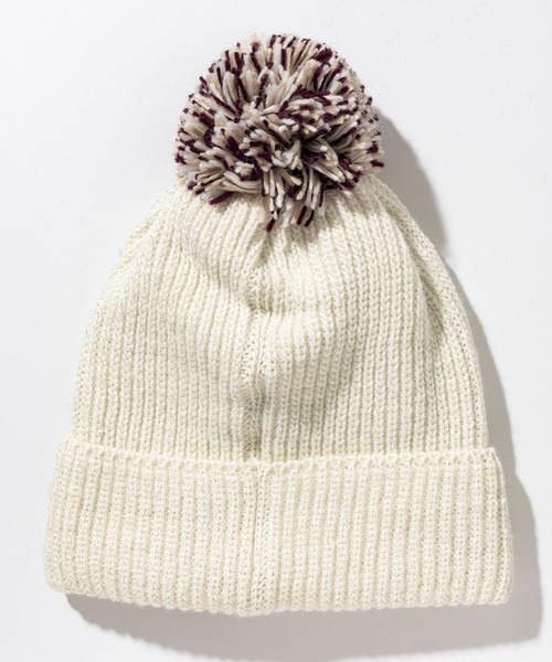 phenix(フェニックス)の「phenix(フェニックス)Mix Pompon Bright Watch Hat ミックスポンポン ブライト ニットハット(保温性/吸汗速乾)(ニットキャップ/ビーニー・レディース・ホワイト/ブラック/ベージュ/サファリグリーン/バーガンディー・ONE SIZE)」の20枚目の写真