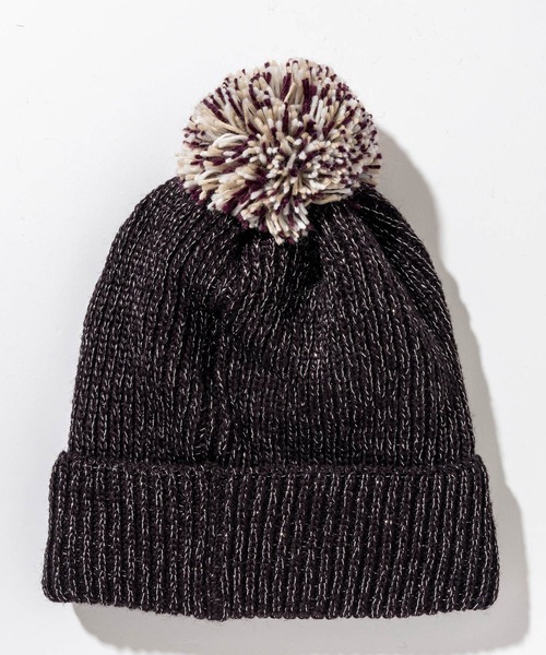 phenix(フェニックス)の「phenix(フェニックス)Mix Pompon Bright Watch Hat ミックスポンポン ブライト ニットハット(保温性/吸汗速乾)(ニットキャップ/ビーニー・レディース・ホワイト/ブラック/ベージュ/サファリグリーン/バーガンディー・ONE SIZE)」の13枚目の写真