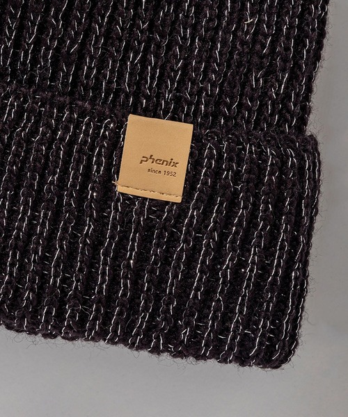 phenix(フェニックス)の「phenix(フェニックス)Mix Pompon Bright Watch Hat ミックスポンポン ブライト ニットハット(保温性/吸汗速乾)(ニットキャップ/ビーニー・レディース・ホワイト/ブラック/ベージュ/サファリグリーン/バーガンディー・ONE SIZE)」の14枚目の写真