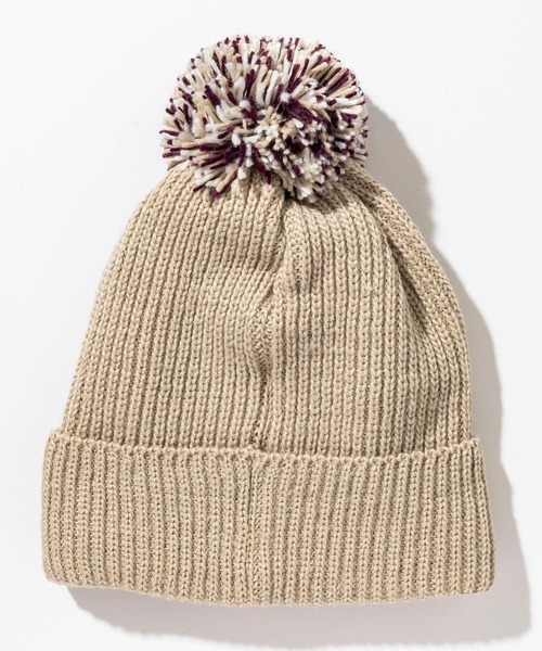 phenix(フェニックス)の「phenix(フェニックス)Mix Pompon Bright Watch Hat ミックスポンポン ブライト ニットハット(保温性/吸汗速乾)(ニットキャップ/ビーニー・レディース・ホワイト/ブラック/ベージュ/サファリグリーン/バーガンディー・ONE SIZE)」の16枚目の写真