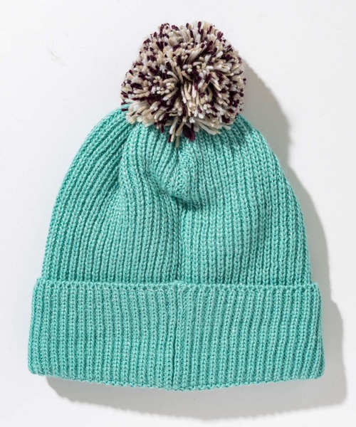 phenix(フェニックス)の「phenix(フェニックス)Mix Pompon Bright Watch Hat ミックスポンポン ブライト ニットハット(保温性/吸汗速乾)(ニットキャップ/ビーニー・レディース・ホワイト/ブラック/ベージュ/サファリグリーン/バーガンディー・ONE SIZE)」の7枚目の写真