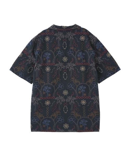 styles(スタイルス)の「WAX LONDON DIDCOT SS SHIRT HAWAIIAN SS25-SSS-DID-BOI-NVY(シャツ/ブラウス・メンズ・ネイビー・M/L)」の2枚目の写真