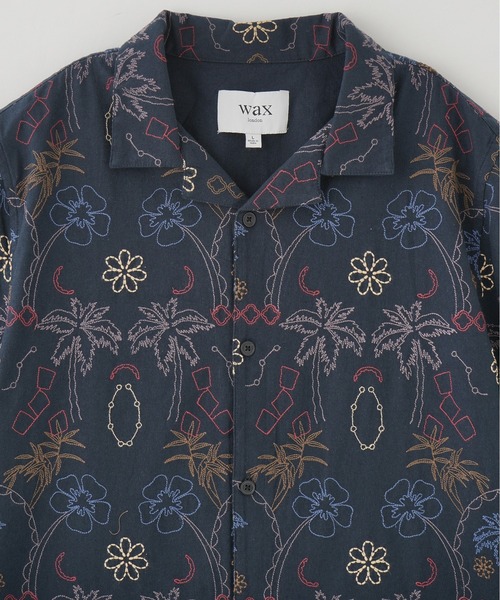 styles(スタイルス)の「WAX LONDON DIDCOT SS SHIRT HAWAIIAN SS25-SSS-DID-BOI-NVY(シャツ/ブラウス・メンズ・ネイビー・M/L)」の3枚目の写真