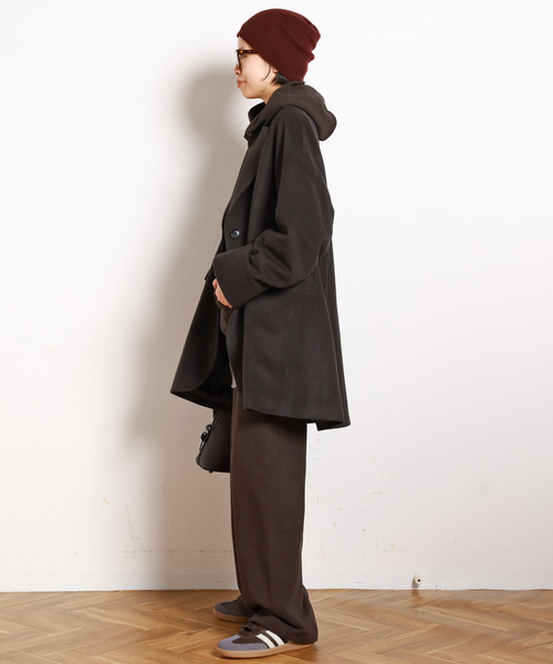 AMERICANA(アメリカーナ)の「【AMERICANA/アメリカーナ】別注UNIVERSITY AME SWEAT PANTS(スウェットパンツ・レディース・ブラウン・36/38)」の8枚目の写真