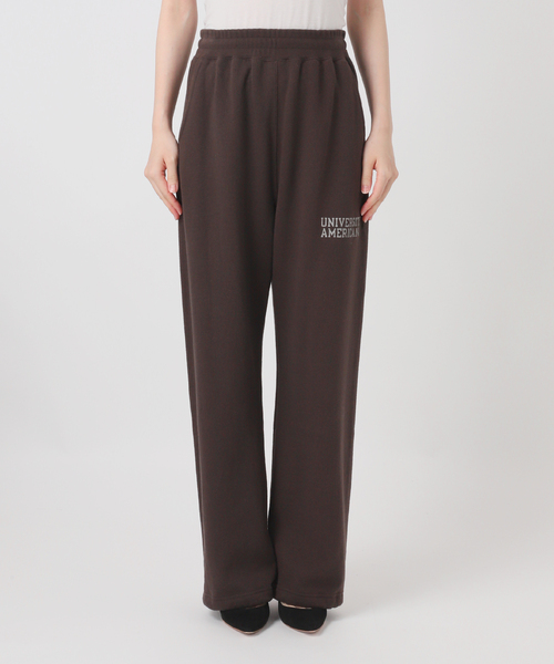 AMERICANA(アメリカーナ)の「【AMERICANA/アメリカーナ】別注UNIVERSITY AME SWEAT PANTS(スウェットパンツ・レディース・ブラウン・36/38)」の10枚目の写真