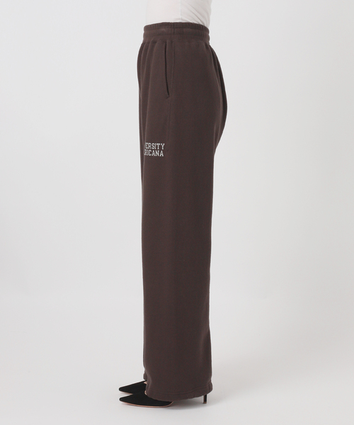 AMERICANA(アメリカーナ)の「【AMERICANA/アメリカーナ】別注UNIVERSITY AME SWEAT PANTS(スウェットパンツ・レディース・ブラウン・36/38)」の11枚目の写真